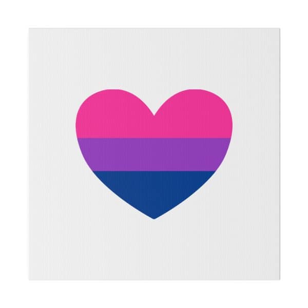 Bisexual Heart Matte Canvas, Stretched, 0.75" - Image 81
