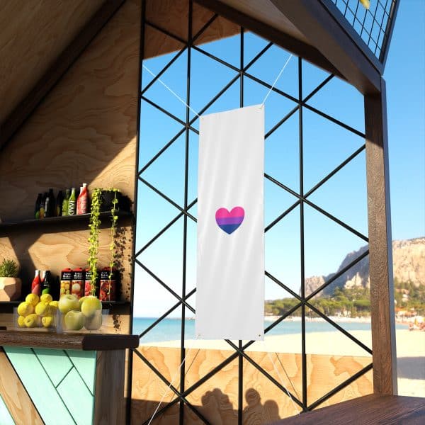 Bisexual Heart Matte Banner - Image 30
