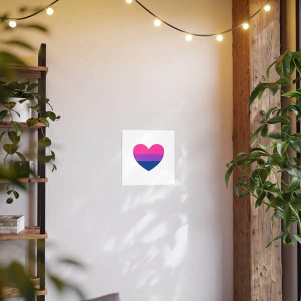 Bisexual Heart Photo Art Paper Posters - Image 56