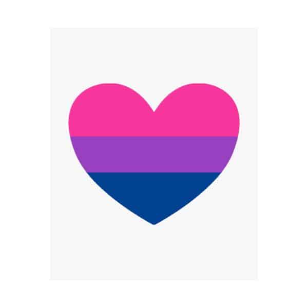 Bisexual Heart Matte Vertical Posters - Image 50