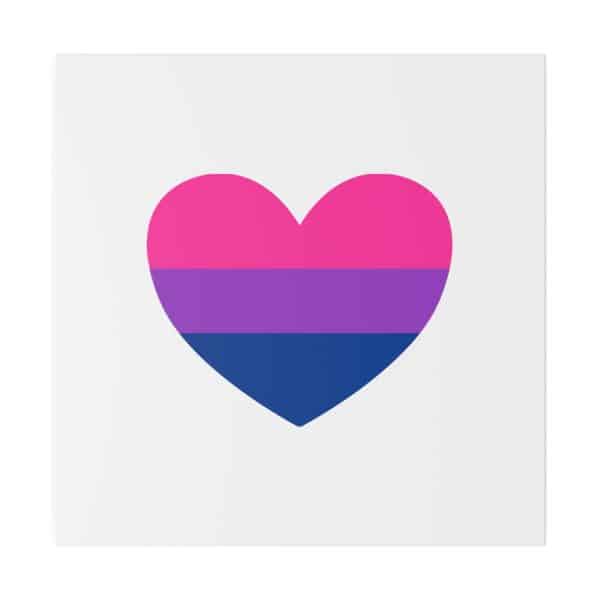 Bisexual Heart Matte Canvas, Stretched, 0.75" - Image 171