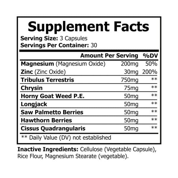 Bisexual Heart Magnesium Zinc Supplement (90 Capsules) - Image 7