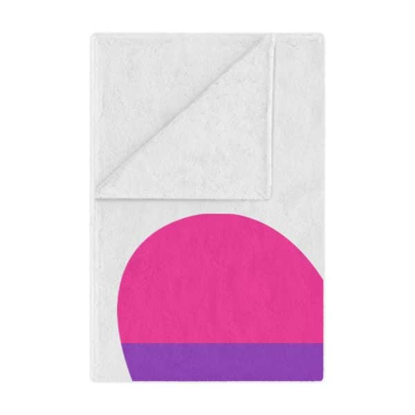 Bisexual Heart Microfiber Blanket - Image 13