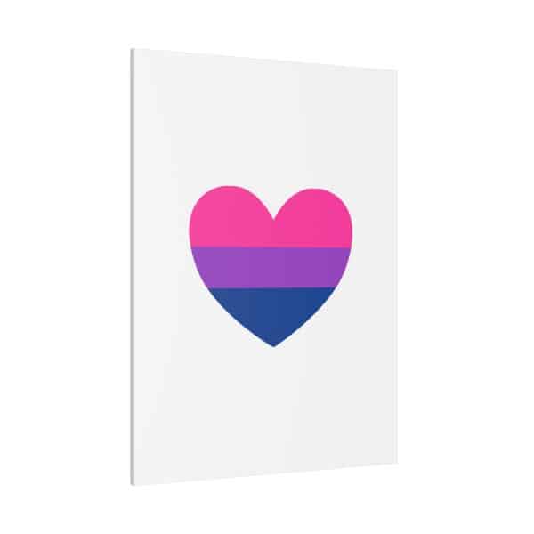 Bisexual Heart Matte Canvas, Stretched, 0.75" - Image 74