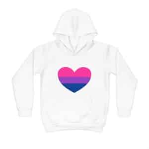 Bisexual Heart Children's Hoodie (AOP)