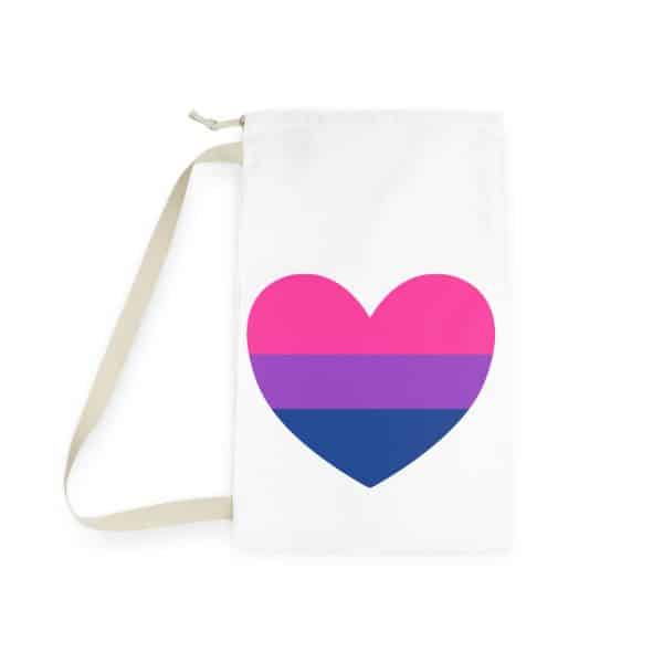 Bisexual Heart Laundry Bag - Image 6