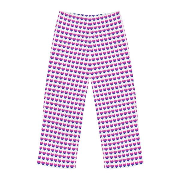 Bisexual Heart Men's Pajama Pants (AOP) - Image 14