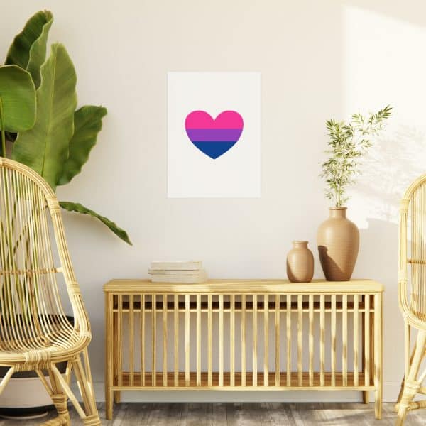 Bisexual Heart Foam Board - Image 51