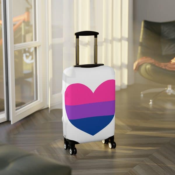 Bisexual Heart Luggage Cover - Image 5