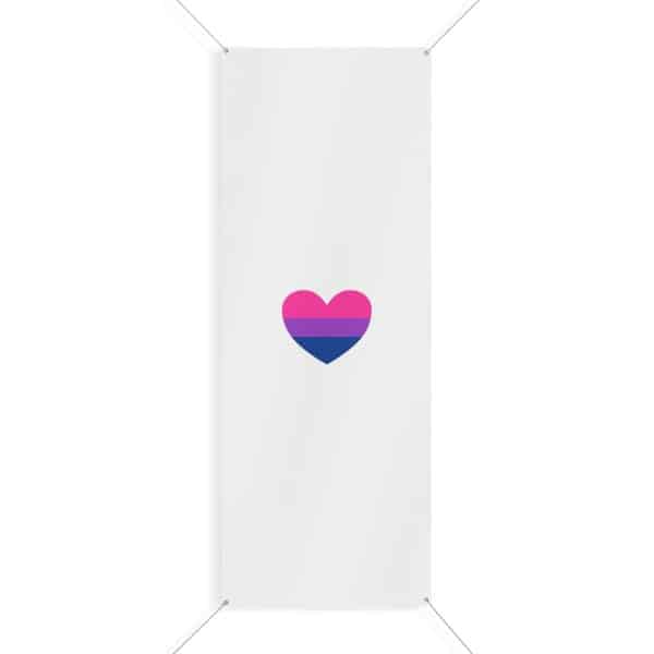 Bisexual Heart Matte Banner - Image 40