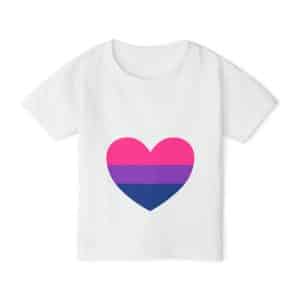 Bisexual Heart Heavy Cotton™ Toddler T-shirt