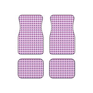 Bisexual Heart Car Mats (Set of 4)