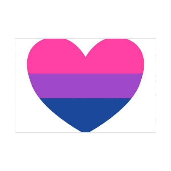 Bisexual Heart Matte Posters - Image 40