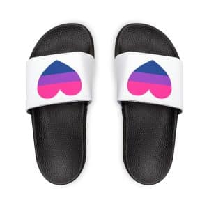 Bisexual Heart Youth Removable-Strap Sandals