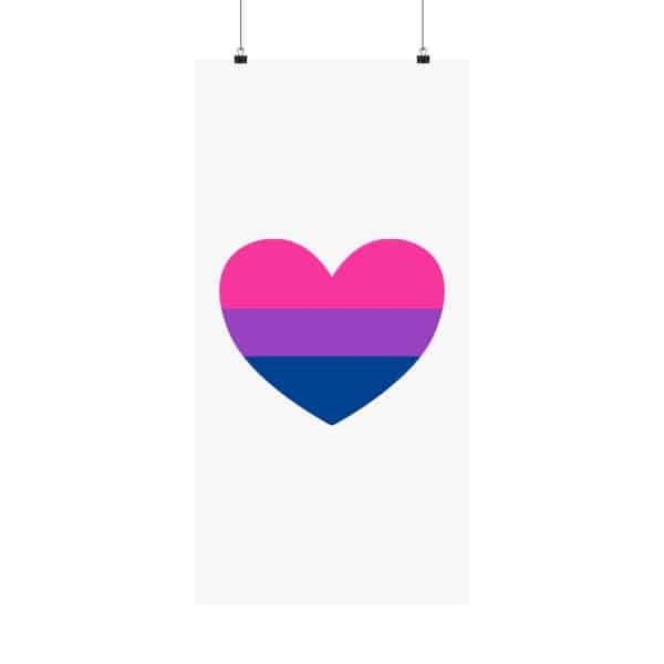 Bisexual Heart Matte Vertical Posters - Image 193