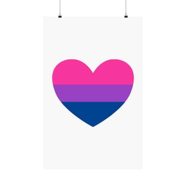 Bisexual Heart Matte Vertical Posters - Image 249