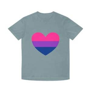 Bisexual Heart Unisex Faded Shirt