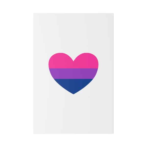 Bisexual Heart Matte Canvas, Stretched, 0.75" - Image 77