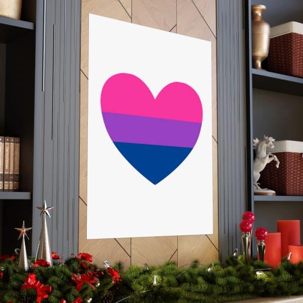 Bisexual Heart Matte Vertical Posters - Image 293