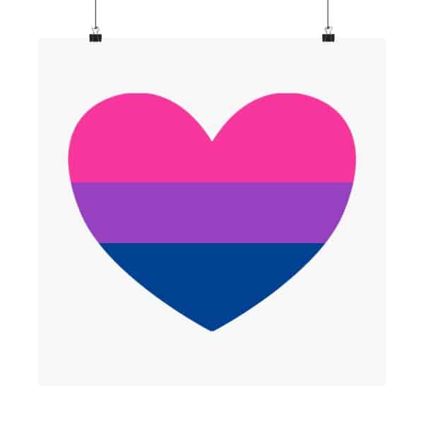 Bisexual Heart Matte Vertical Posters - Image 113
