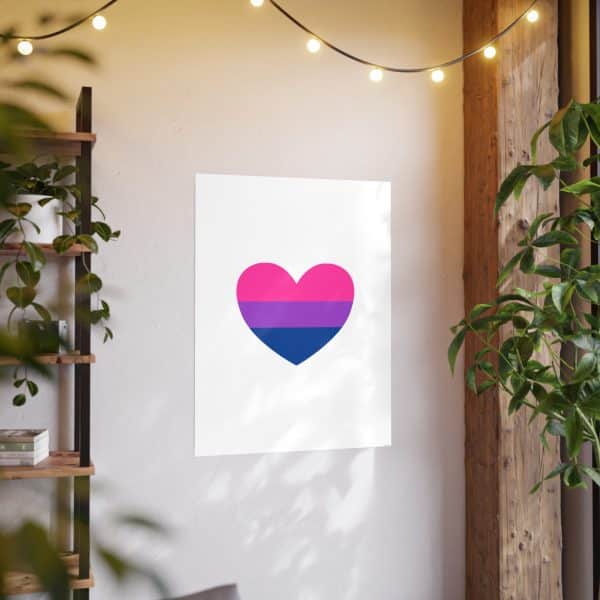 Bisexual Heart Photo Art Paper Posters - Image 101