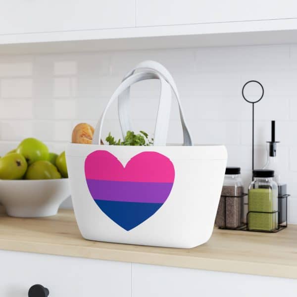 Bisexual Heart Lunch Bag - Image 11