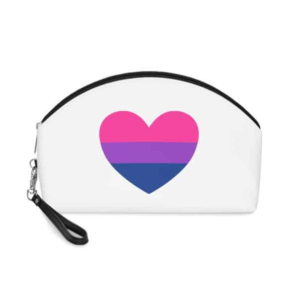 Bisexual Heart Makeup Bag
