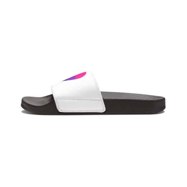 Bisexual Heart Men's Removable-Strap Sandals - Image 15