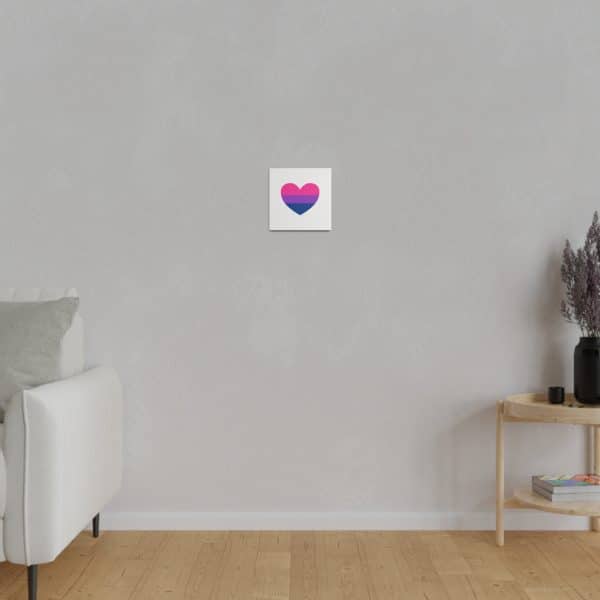 Bisexual Heart Matte Canvas, Stretched, 0.75" - Image 141