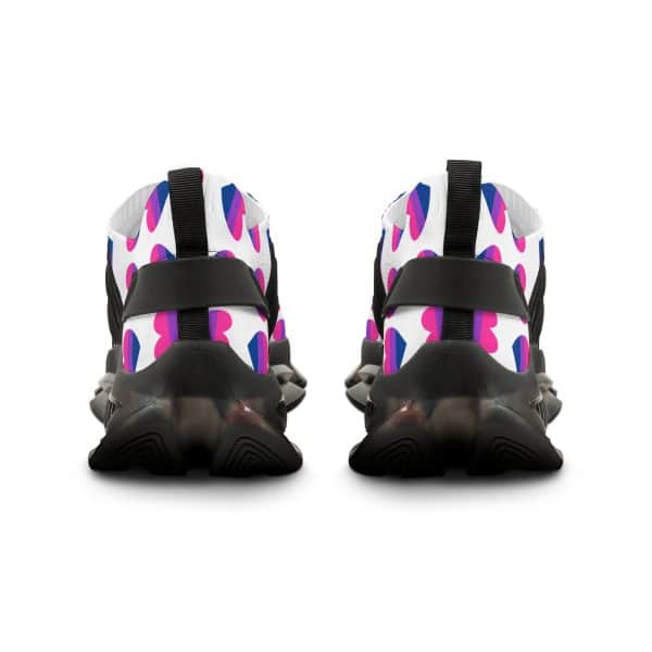 Bisexual Heart Men's Mesh Sneakers - Image 3