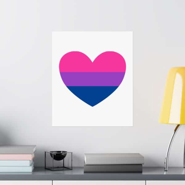 Bisexual Heart Matte Vertical Posters - Image 208