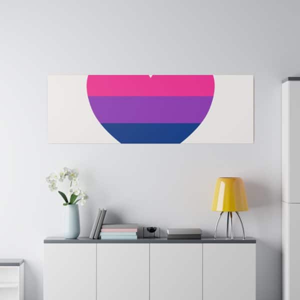 Bisexual Heart Matte Canvas, Stretched, 0.75" - Image 167