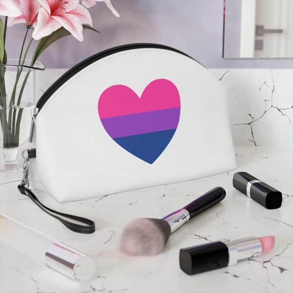 Bisexual Heart Makeup Bag - Image 7