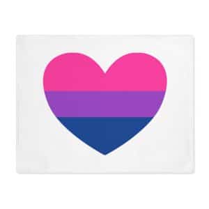 Bisexual Heart Placemat, 1pc