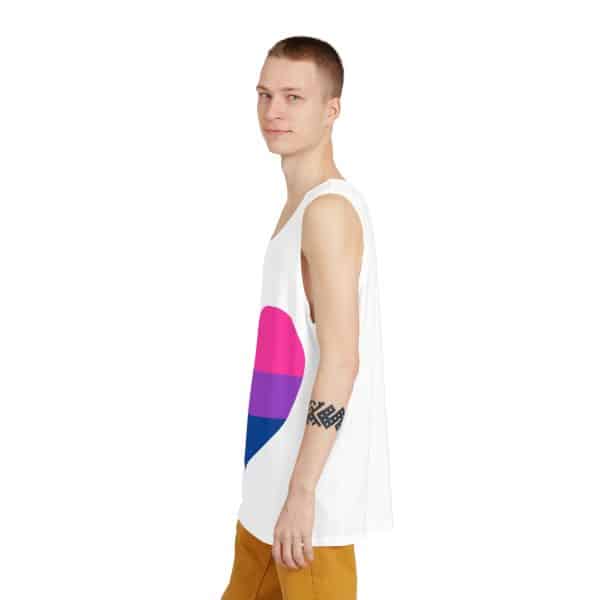 Bisexual Heart Men's Tank (AOP) - Image 6