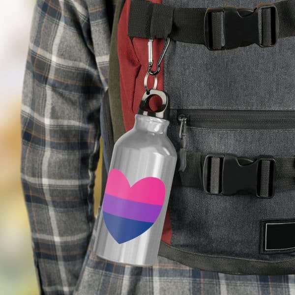 Bisexual Heart Oregon Sport Bottle - Image 14