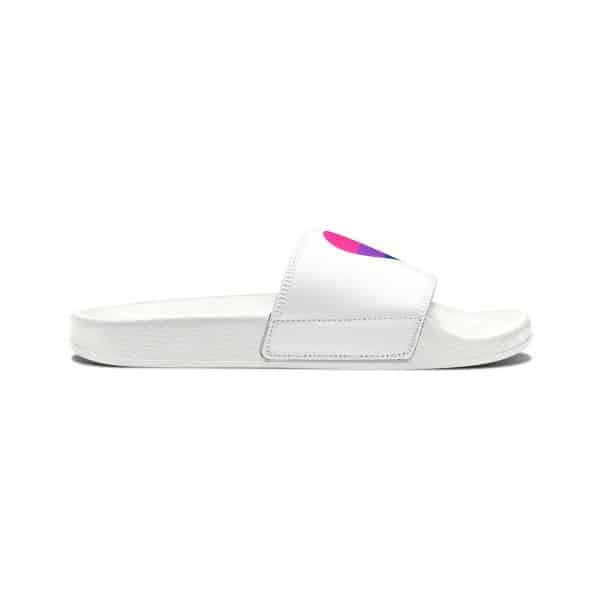 Bisexual Heart Men's Removable-Strap Sandals - Image 8