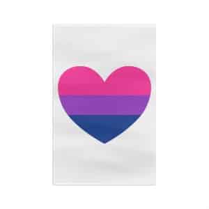Bisexual Heart Microfiber Tea Towel