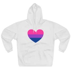 Bisexual Heart Unisex Pullover Hoodie