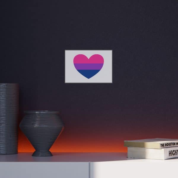 Bisexual Heart Foam Board - Image 4