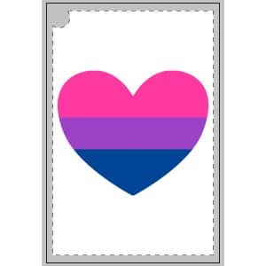 Bisexual Heart Golf Towels