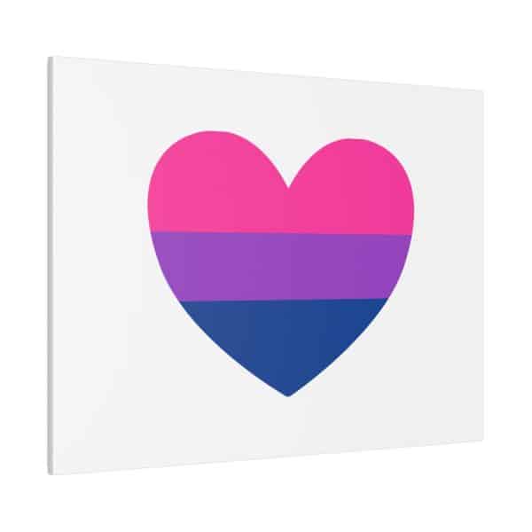 Bisexual Heart Matte Canvas, Stretched, 0.75" - Image 26