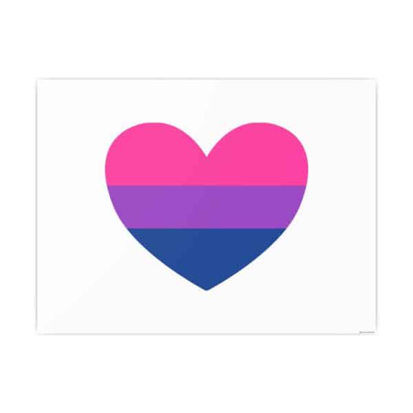 Bisexual Heart Photo Art Paper Posters - Image 58