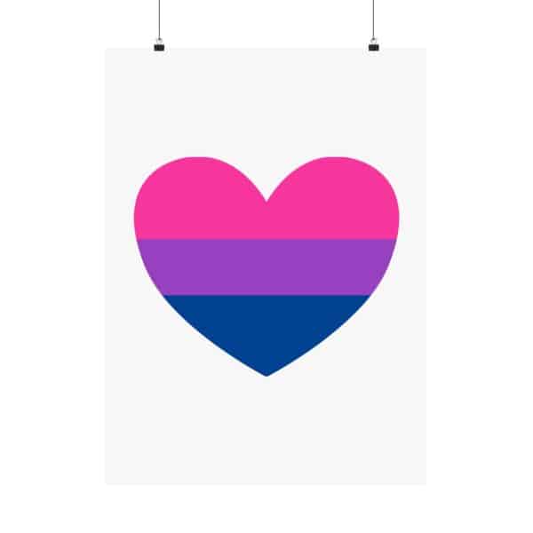 Bisexual Heart Matte Vertical Posters - Image 241
