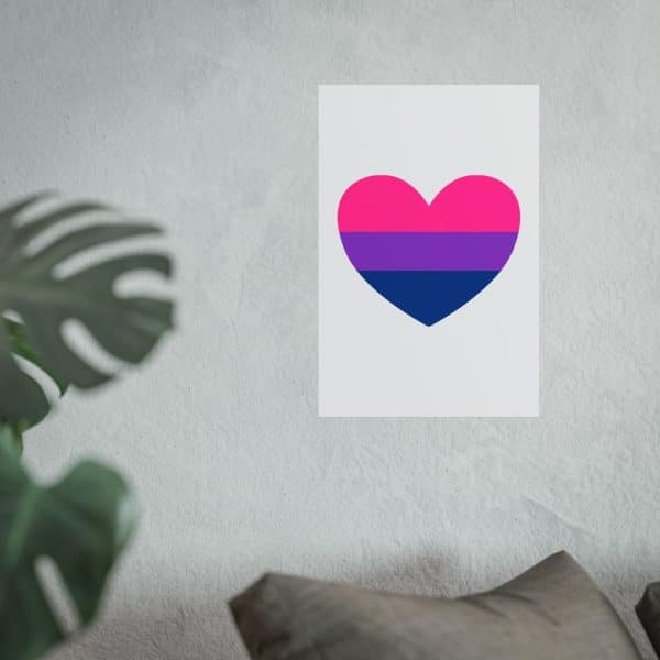Bisexual Heart Fine Art Posters - Image 11