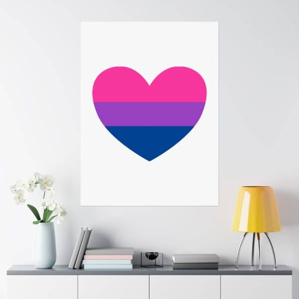 Bisexual Heart Matte Vertical Posters - Image 296