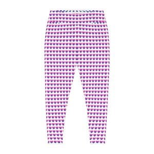 Bisexual Heart Plus Size Leggings (AOP)