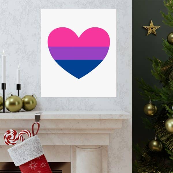 Bisexual Heart Matte Vertical Posters - Image 207