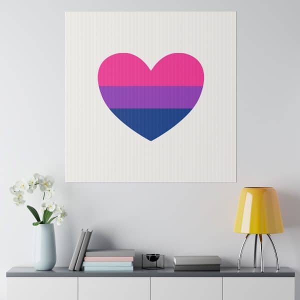 Bisexual Heart Matte Canvas, Stretched, 0.75" - Image 92