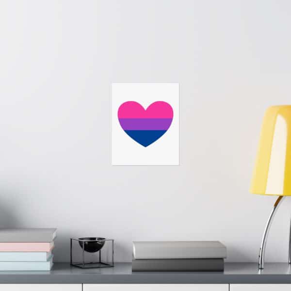 Bisexual Heart Matte Vertical Posters - Image 56